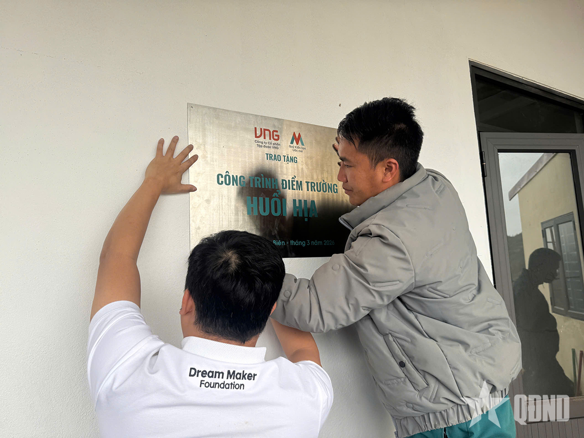 Hơn 1,5 tỷ đồng cải tạo điểm trường vùng cao tỉnh Điện Biên